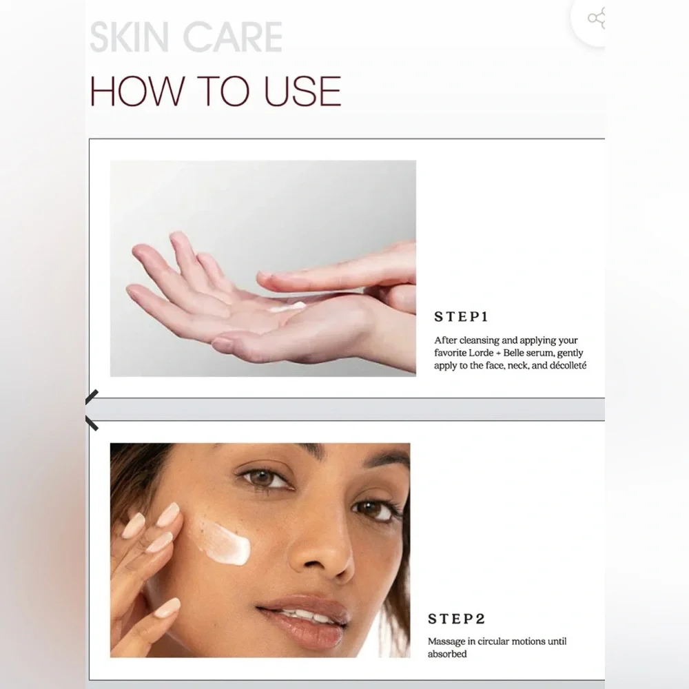 NEW! $199 LORDE + BELLE 3 Step Skincare Regimen